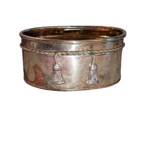 Vintage 1980s Mosley Brass Succulent Pot Planter